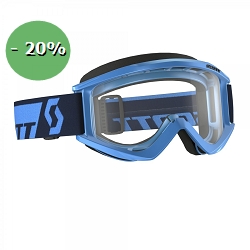 2 roues méloises : GOGGLE RECOILXI BLUE CLEAR WOR