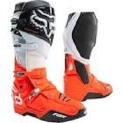 2 roues méloises : INSTINCT BOOT [BLKWHTORG]